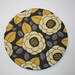Round Computer Mouse Pad / Mat - Aviary Bloom Granite