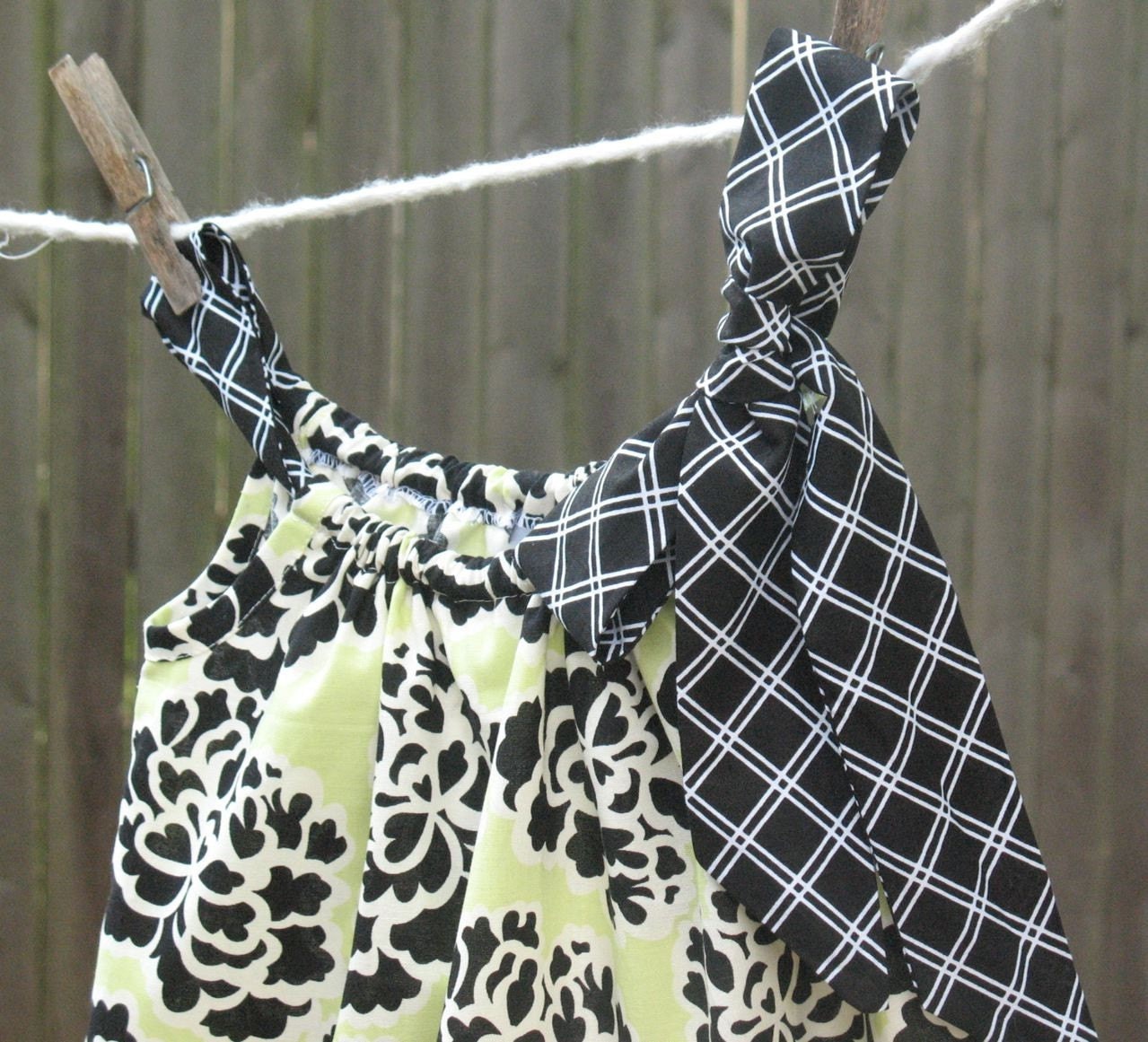 Black Licorice with Lime Pillow Case Dress dress
