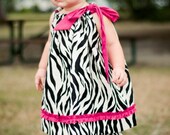 Price Reduced was 58.00 now 45.00 Linen Zebra Pillowcase dress With Matching pants