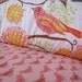Rose bird on the branch baby bedding reserved for Lindsay S