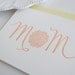 Letterpress MOM Card - MOM Bouquet - Birthday