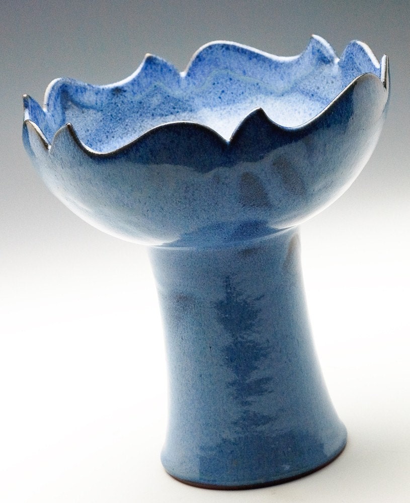 SALE - Sky Blue 'Wave' Centerpiece
