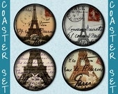 Coasters - Eiffel Tower Coaster Set