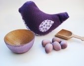 Chick-A-Dee Playset - Purple Edition - A Montessori and Waldorf Inspired Counting and Learning Toy