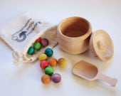 Rainbow Bowl - A Montessori and Waldorf Inspired Wooden Materials Kitchen Learning Toy