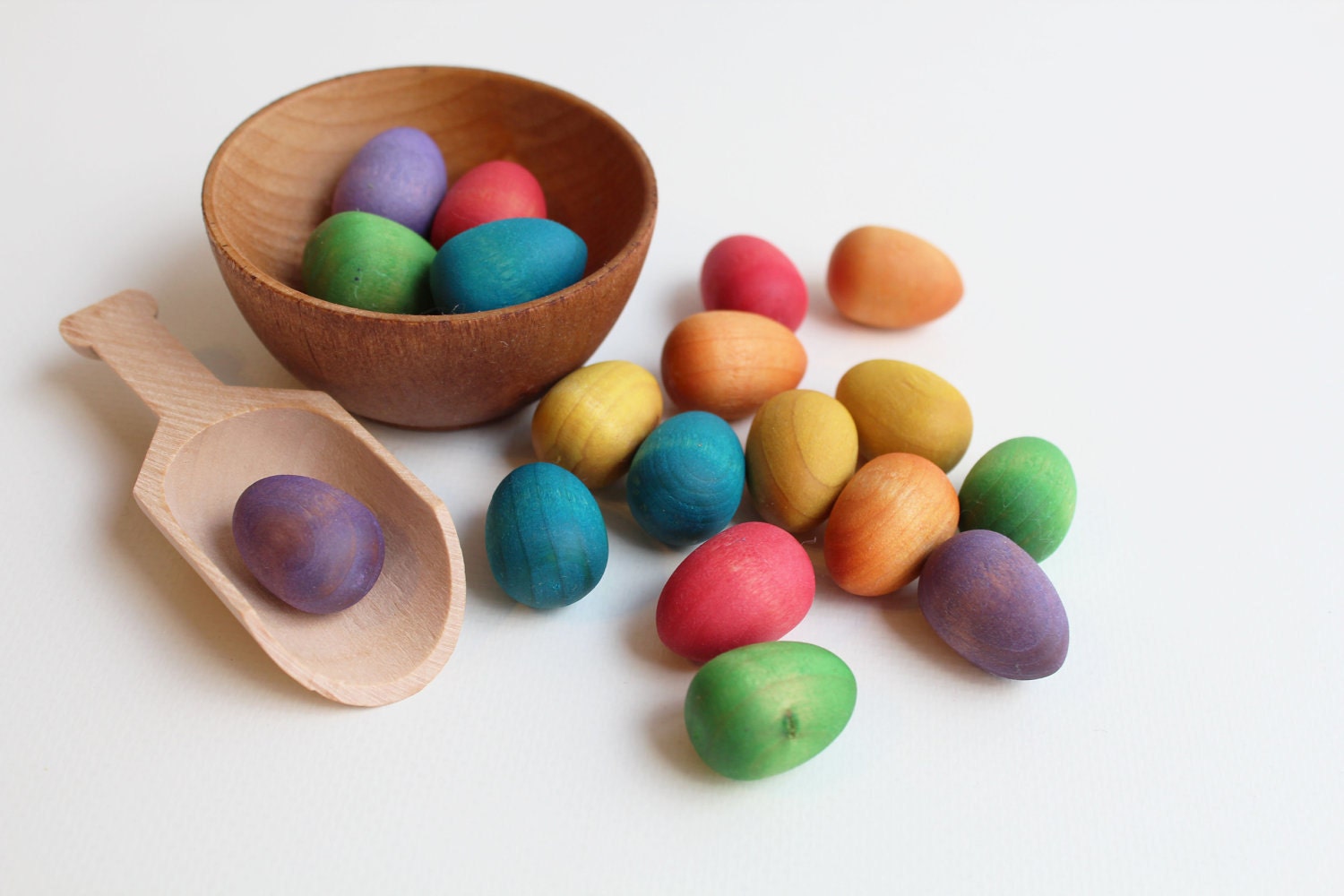 Rainbow Nest - Counting Eggs - A Rainbow Counting Set Inspired by Montessori and Waldorf Philosophies