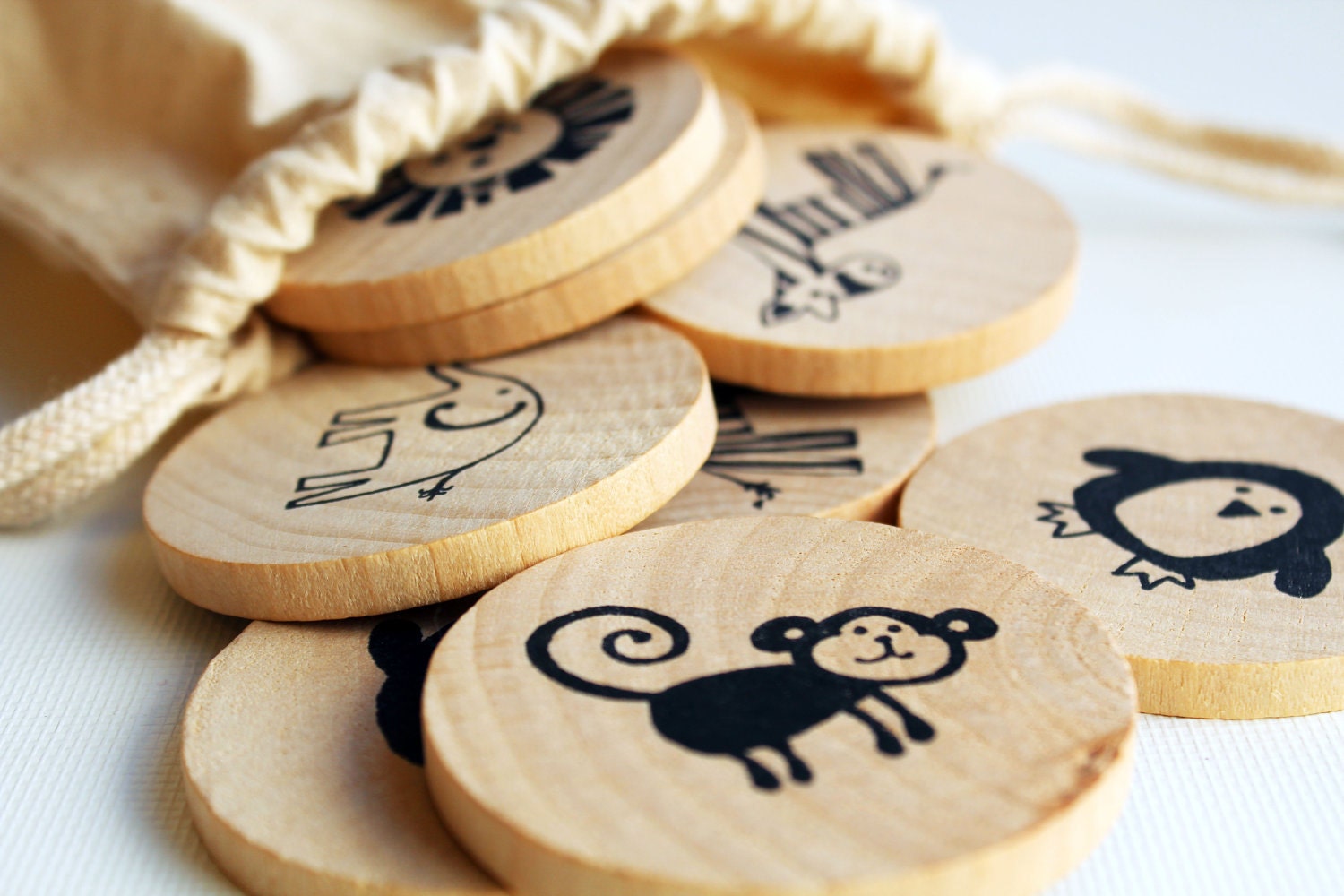 Make a Match Toddler - Zoo Edition - A Montessori and Waldorf Inspired Matching and Memory Game