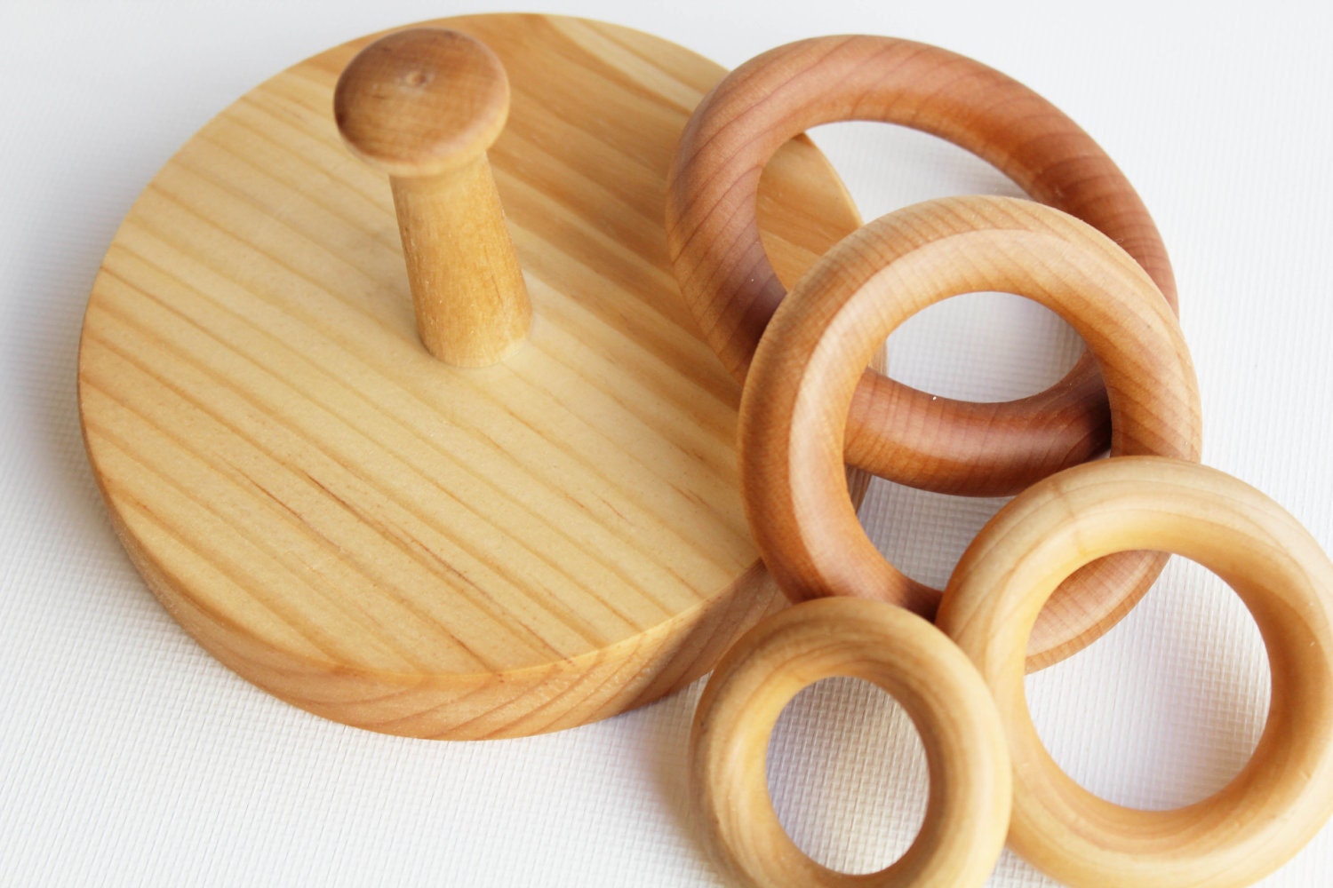 Stacking Rings - A Waldorf and Montessori Inspired Learning Toy
