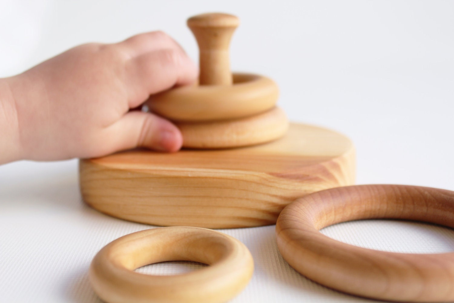 Stacking Rings - A Waldorf and Montessori Inspired Learning Toy
