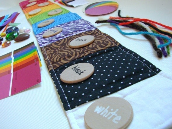 Sensory Color Sorting Playset - Montessori and Waldorf Inspired Color and Sensory Learning Materials