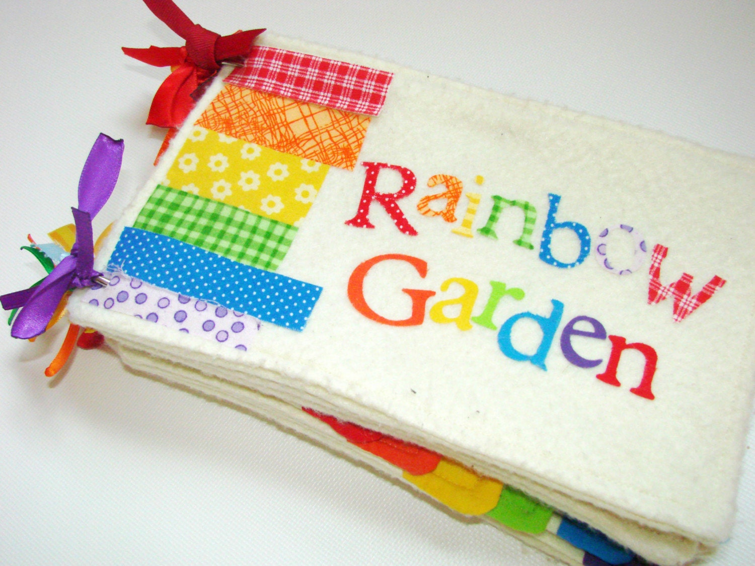 Rainbow Garden Soft Book - FREE SHIPPING