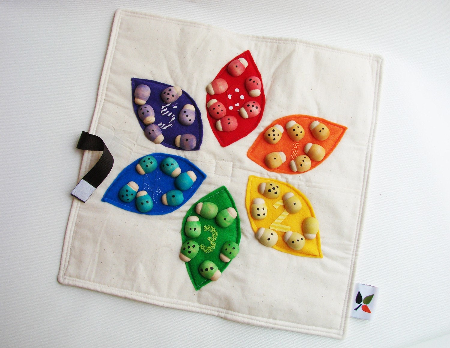 Lady Bug Learning Playset - A Montessori and Waldorf Inspired Counting and Math Learning Game