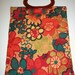 CLEARANCE 60s Mod Floral Tote Umbrella Bag and Change Purse