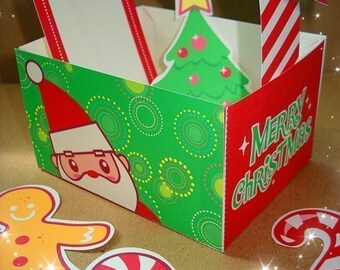 Christmas Basket- PDF Printable 1059