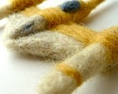 Naboo Starfighter, Wool Felted STAR WARS ship, miniature made to order