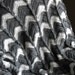 Sale Heather Grey Zig Zag Chevron Afghan
