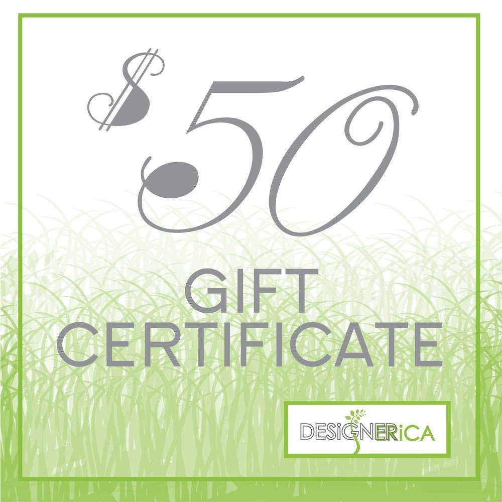 50 Dollar Gift Certificate