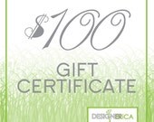 100 Dollar Gift Certificate