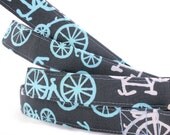 Dog Leash...Bicycles in Blue.....Your Choice of Size
