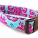 Dog Collar Flower Set - Princess Damask - Made to Order in Your Choice of Size