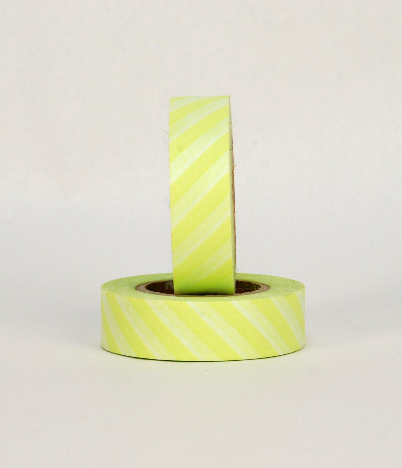 Lime Stripe Masking Tape - MT Washi Paper Tape
