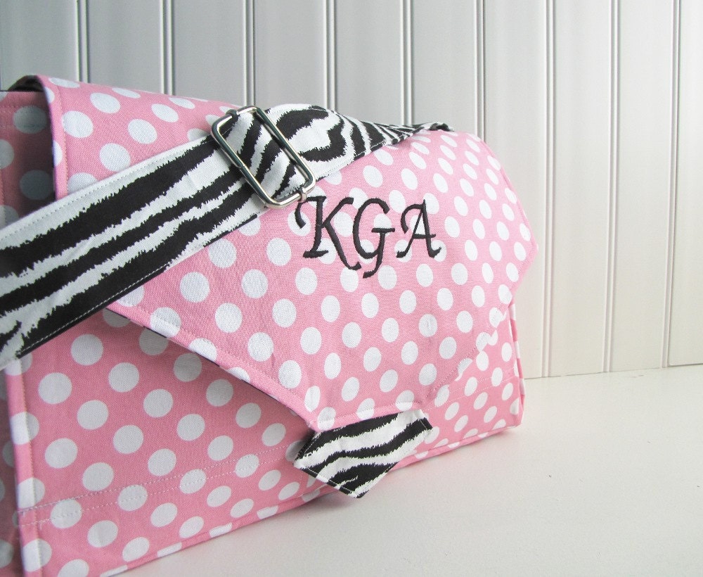 WipeME 'N DipeME Stroller Bag with Changing Pad - Custom and Embroidered All-in-One Diaper Bag - You Choose Fabric - Made to Order
