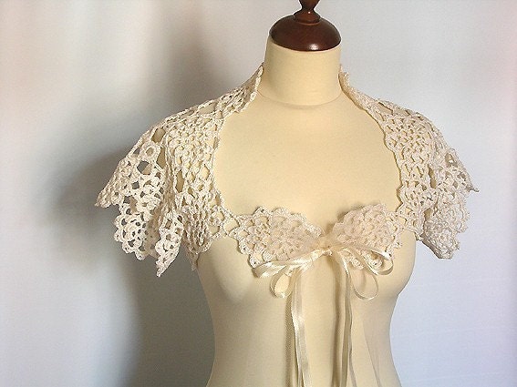Off White Bridal Shrug