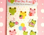 Chu Chu Frog Small Sticker Sheet