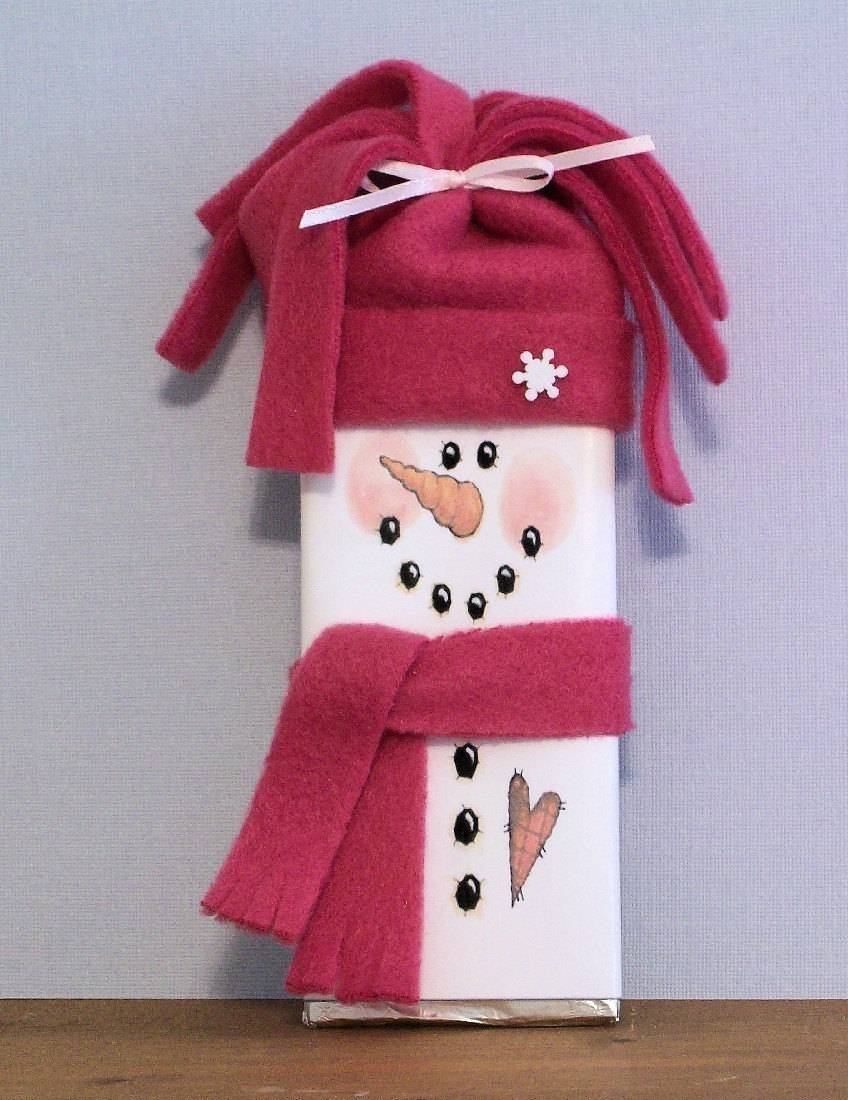 Snowman Candy Bar Wrapper by SuzieQsCrafts on Etsy