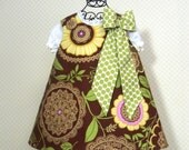 Reversible Aline Jumper Dress and Under Slip Patterns COMBO SET PDF Sewing Pattern 6 Mos. - 6  Children Handmade Clothing Pattern