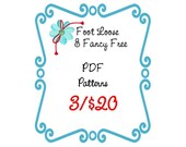 PDF Sewing Patterns SAVE 3 for 20 Dollars, Pillowcase Dresses, Skirts, Hats, by FootLooseFancyFree on  Etsy  Handmade