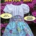 SEW FUN  Skirt Pattern -  Child 2t-14 - Easy PDF Sewing Pattern Handmade Clothing - Instant Download