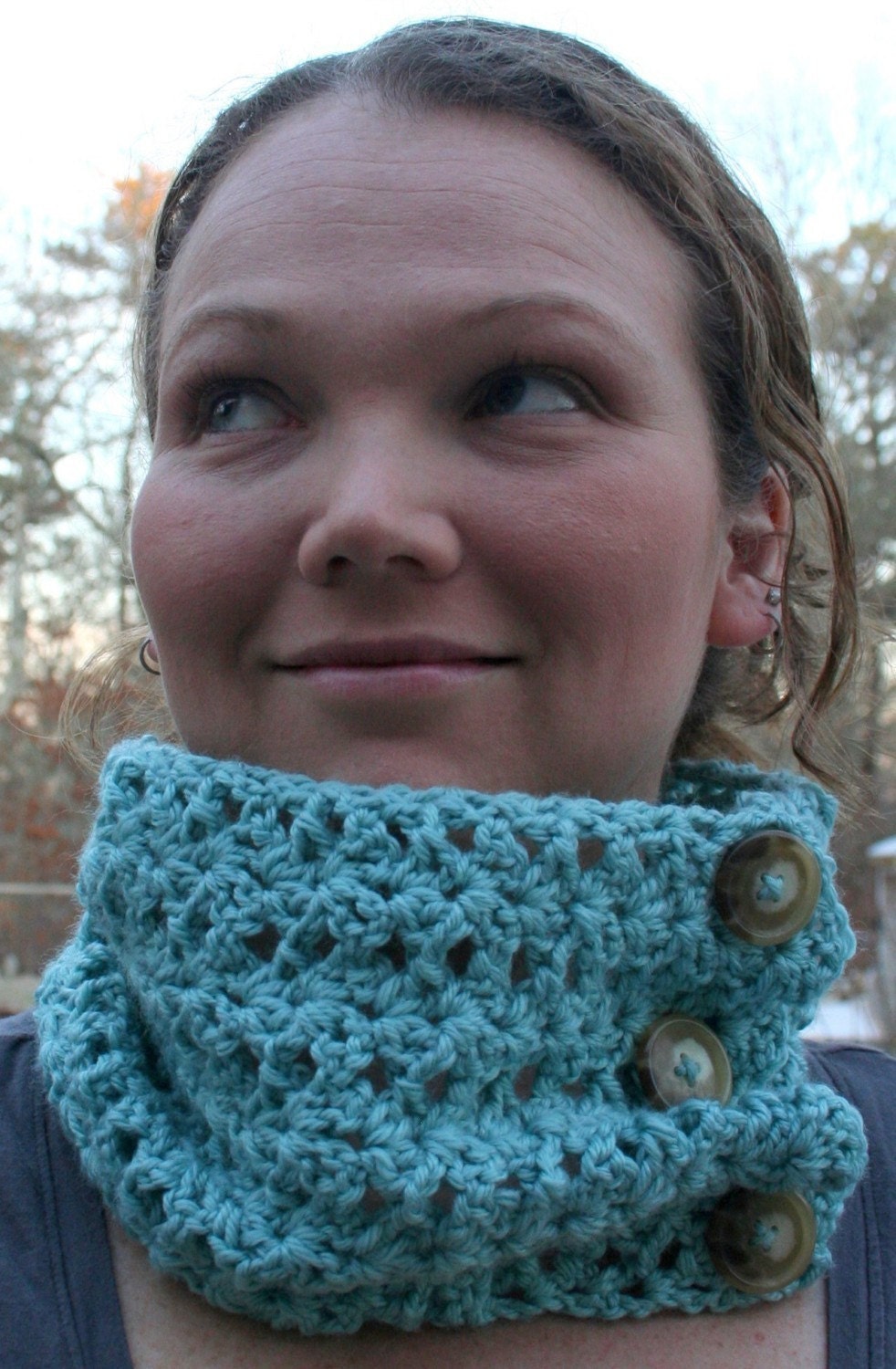 Shelly Scarflette Crochet Pattern PDF