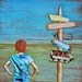 It's Your Choice - Woman at Road Sign- Inspiring Words - Fine Art Print 5x7