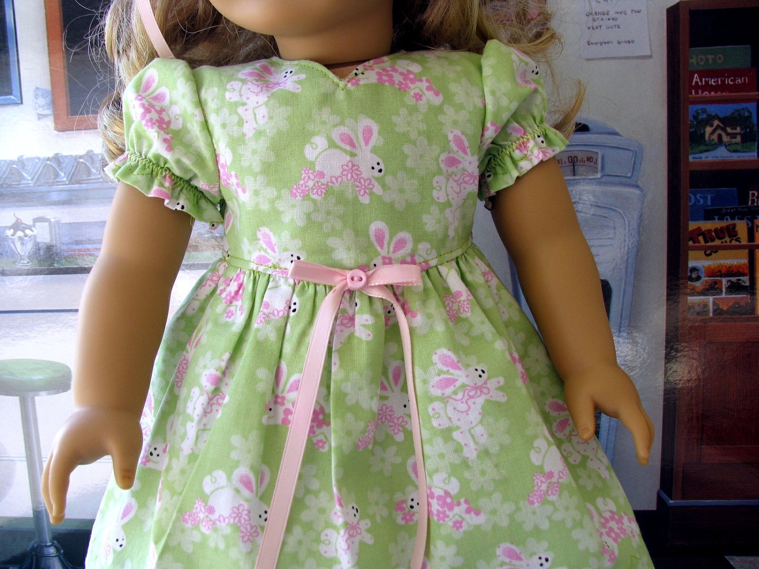American Girl 18 Inch Doll Easter Dress