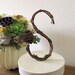 Wedding Cake Topper 6" Rustic Personalized Grapevine Letter - Basic Print Style - Any Letter