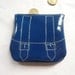 Royal Blue Patent Leather Coin Purse FREE UK SHIPPING