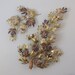 circa 1970s C JERE era Maple LEAF wall hanging sculptures