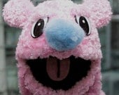 Pink Monster puppet -