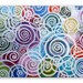 Swirls Abstract Acrylic Painting on BIG 36Lx24W Canvas Beautiful Colors and Texture