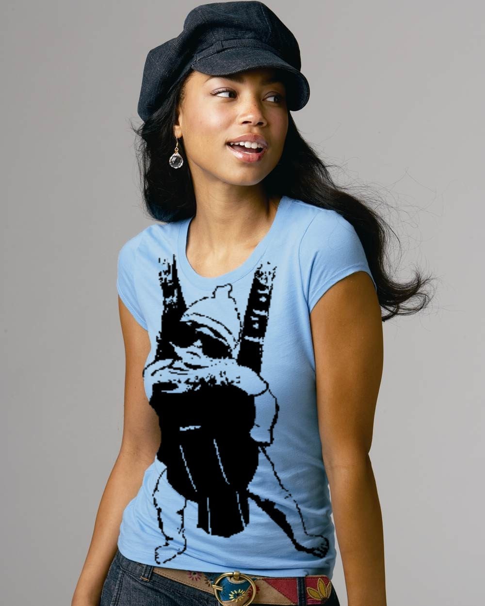 Size xl BABY CARRIER Movie Shirt tshirt ladies lady teen small medium large ocean blue funny the Fan art  las vegas infant sling NEW