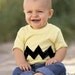 2T Cartoon Charlie Yellow Black Zig Zag peanuts toddler super FUNNY vintage brown Shirt T-Shirt Teeshirt Shipping 2-3 days