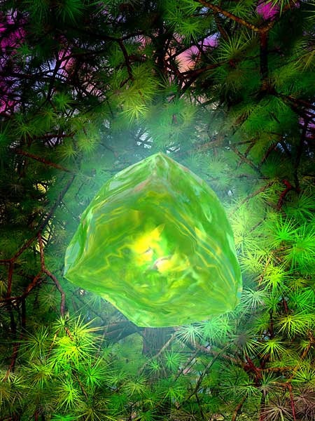 Crystal Series: Peridot - Birthday card for Leo