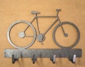 Bicycle Metal Art Key Rack - Free USA Shipping
