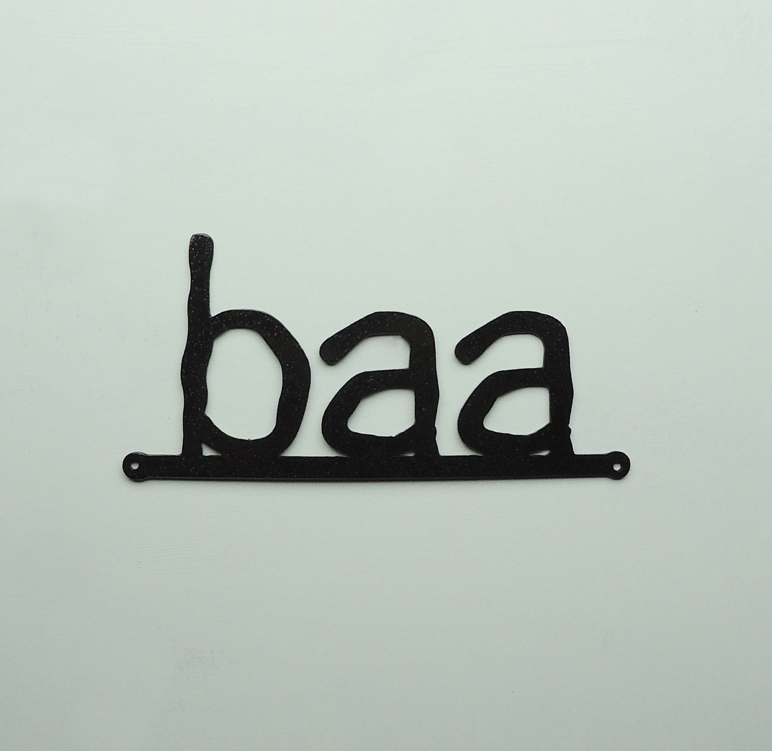 baa metal art sign - Free USA Shipping