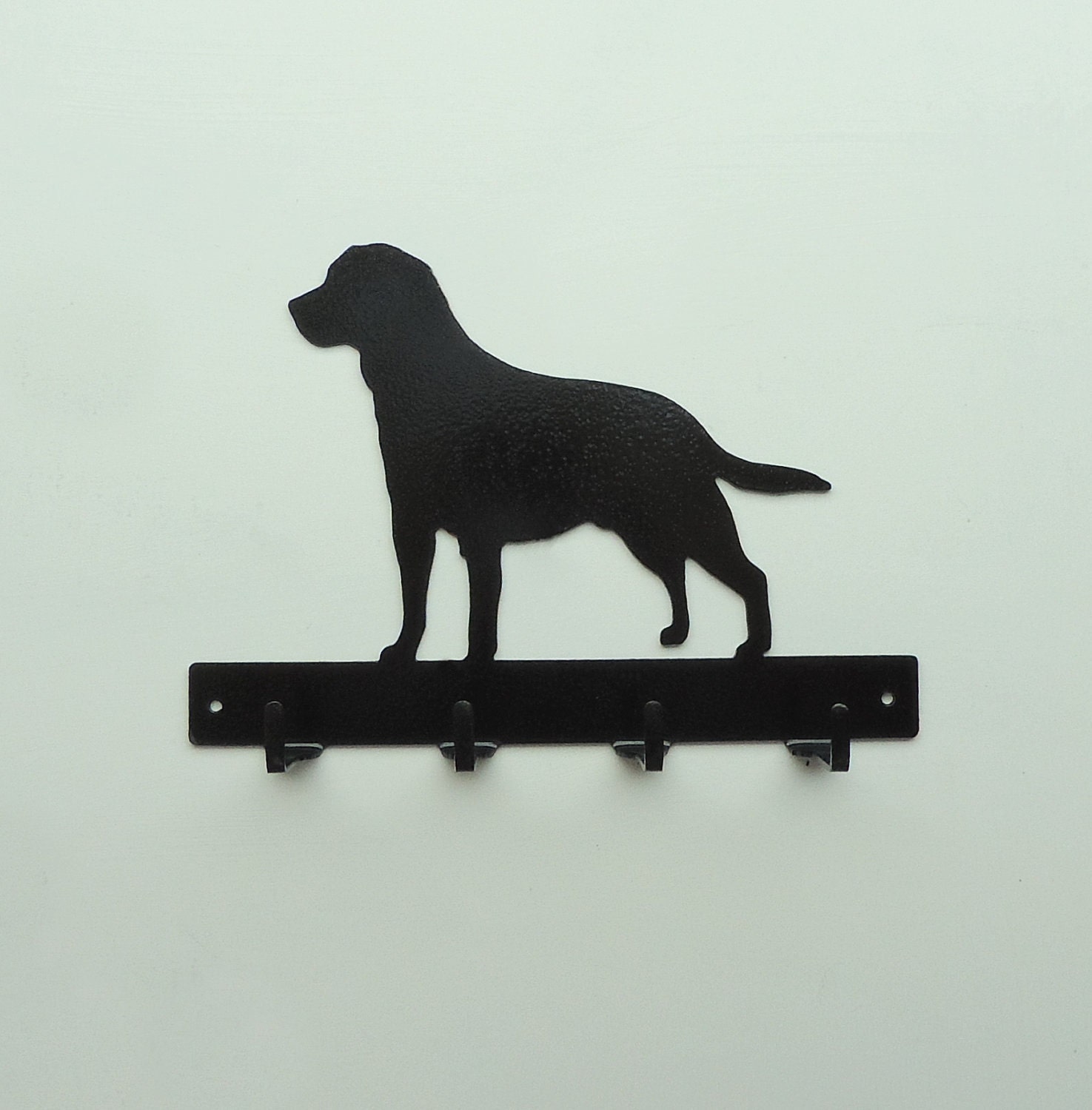 Labrador Retriever Metal Art Leash or Key Rack - Free USA Shipping