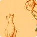 Who's the boss - Retro Style cat reproduction