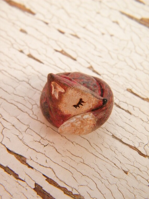 Little Fox bead - Woodland Critters batch no.6