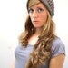 PASHA // hat lace panel knitting pattern PDF