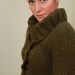 SEDUM // cardigan top down seed stitch sweater knitting pattern PDF
